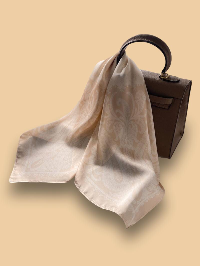 Foulard Crêpe Beige