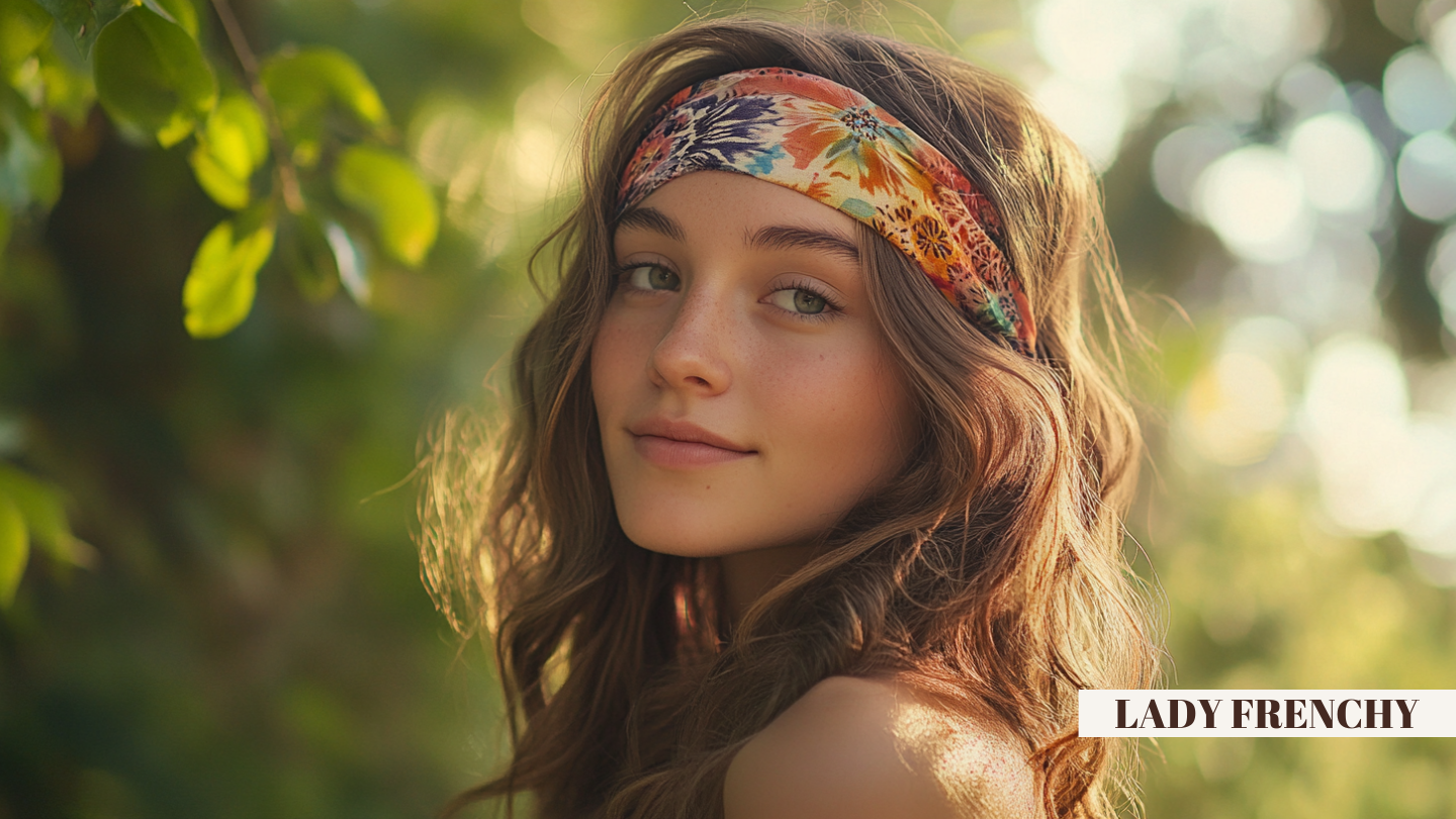 Coiffure Hippie avec Foulard  Astuces Bohèmes pour un Look Vintage Tendance