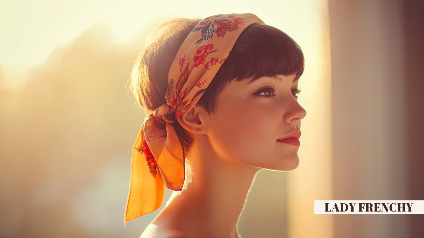 Coiffures avec Foulard pour Cheveux Courts  Idées Faciles et Tendance