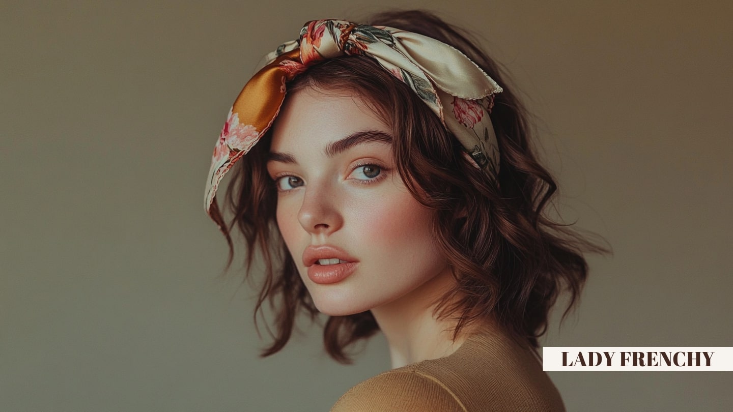 Coiffures avec Foulard pour Cheveux Mi-longs  Idées Simples et Élégantes