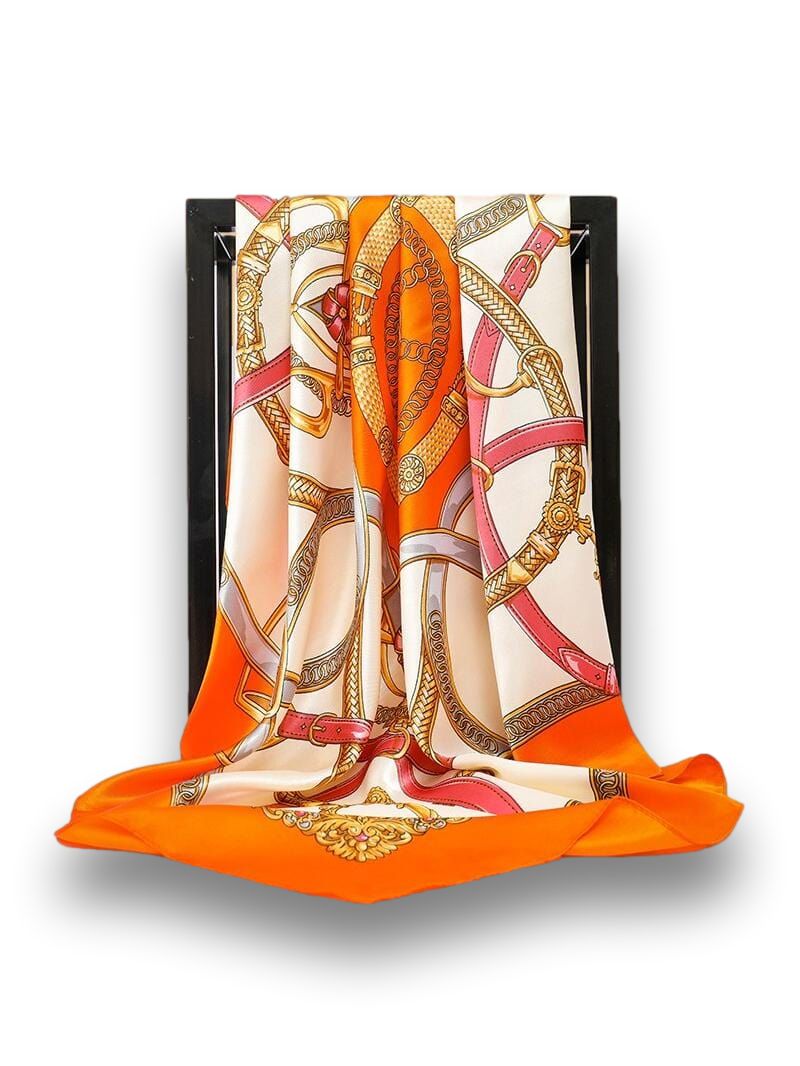 Foulard Carré Orange