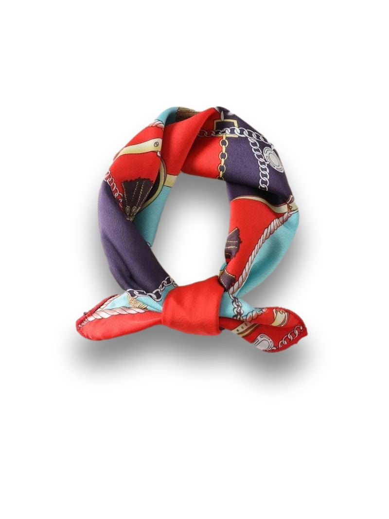 Foulard Cheveux Femme Rouge