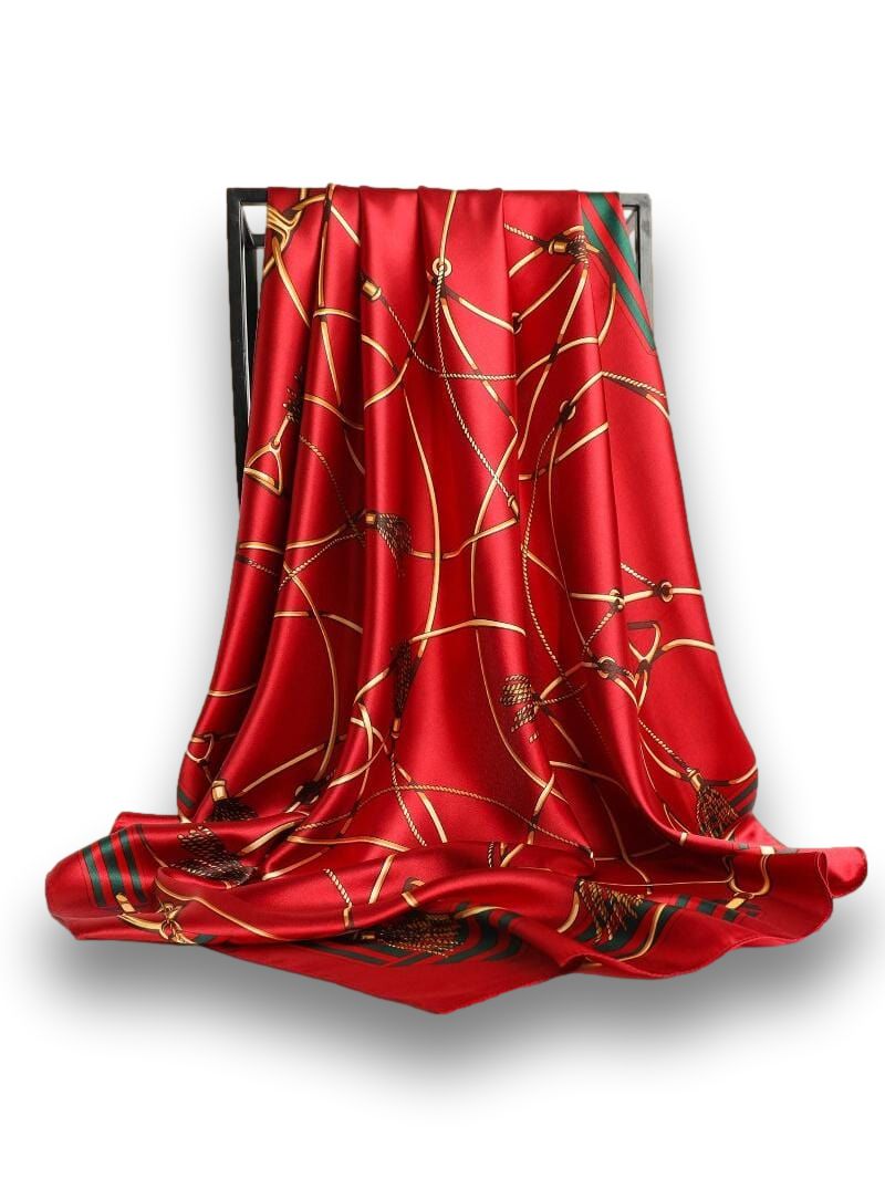 Foulard Cheveux Rouge