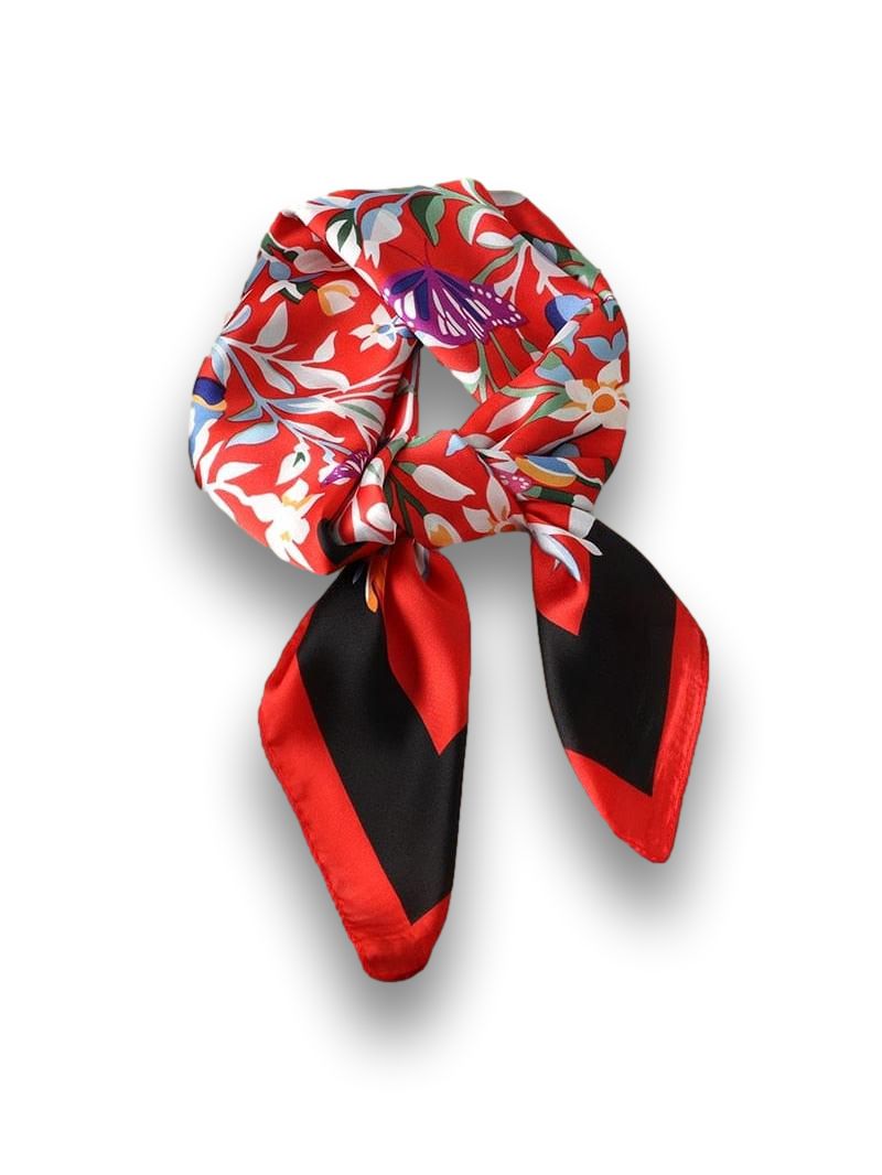 Foulard Cheveux Soie Femme