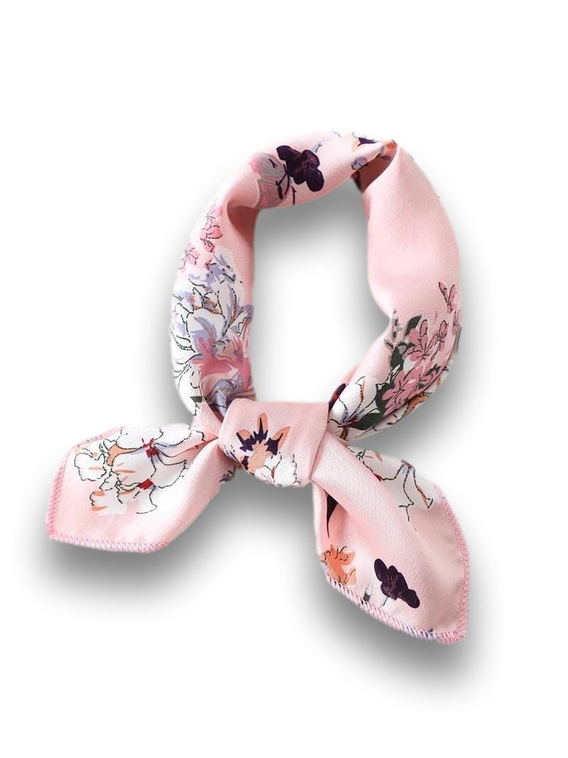 Foulard Femme Rose Poudré