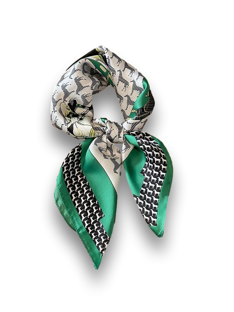 Foulard Femme Vert Emeraude