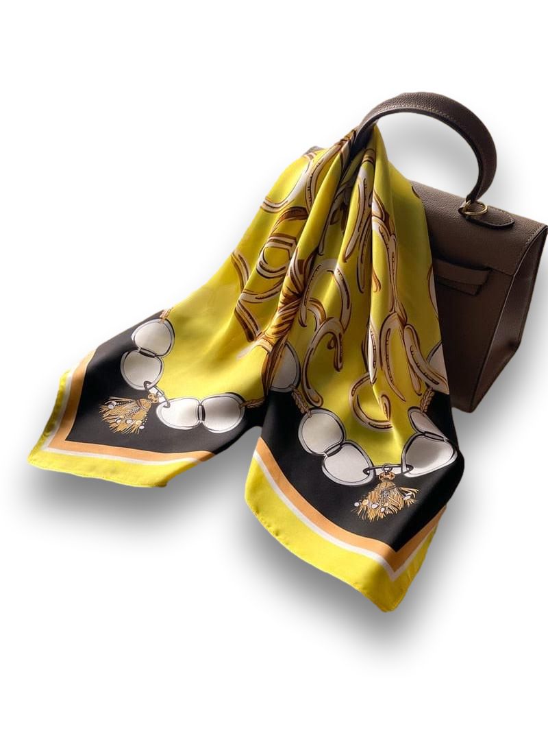 Foulard Jaune Moutarde Femme