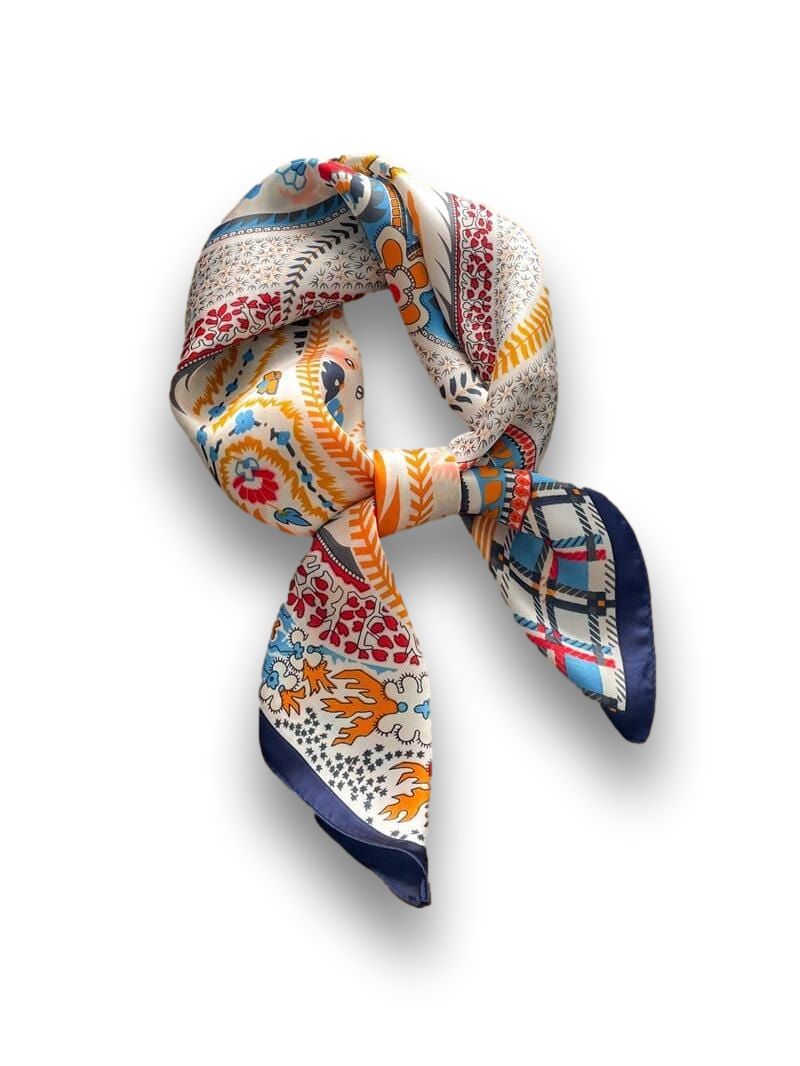 Foulard Jaune et Blanc