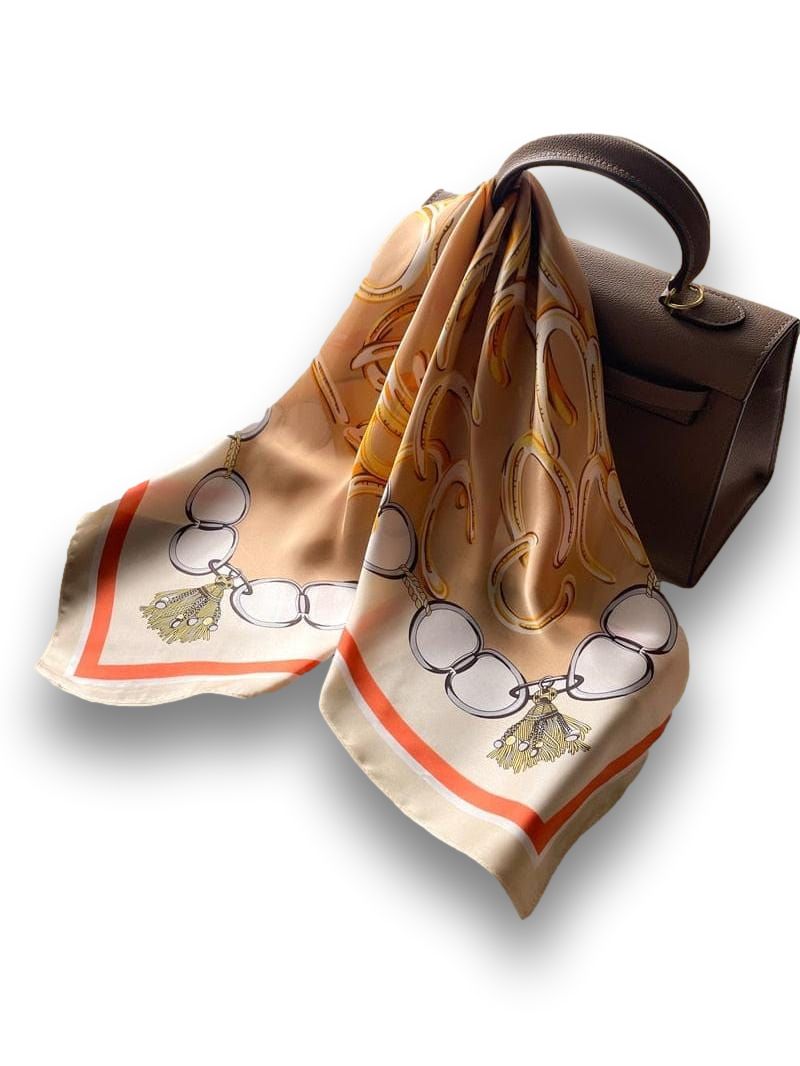 Foulard Marron Beige