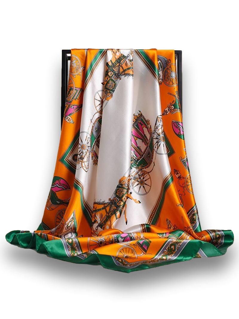 Foulard Orange Cheveux