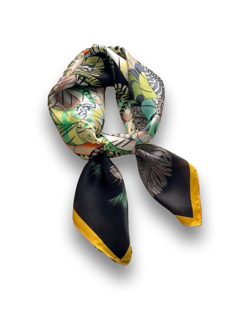 Foulard Orange et Noir