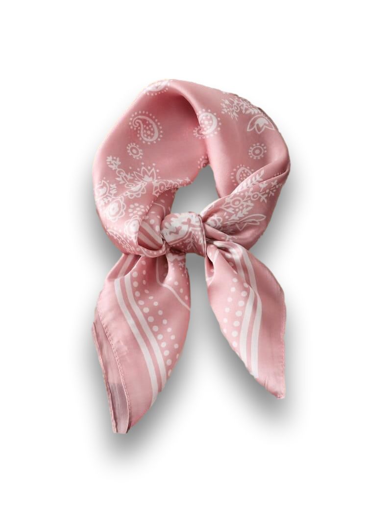 Foulard Rose Cheveux