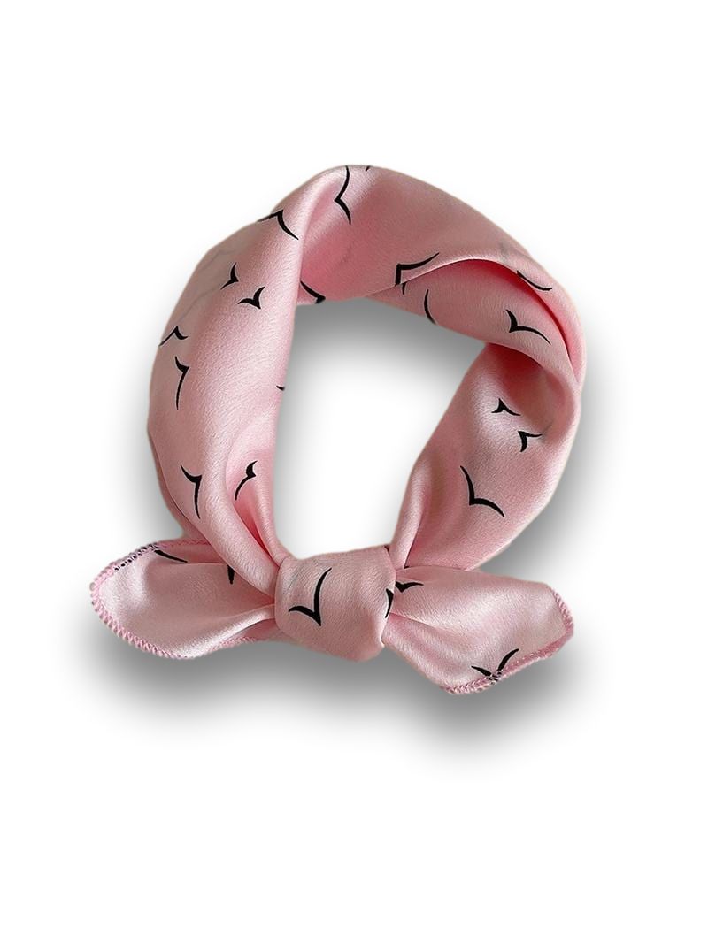 Foulard Rose Poudre