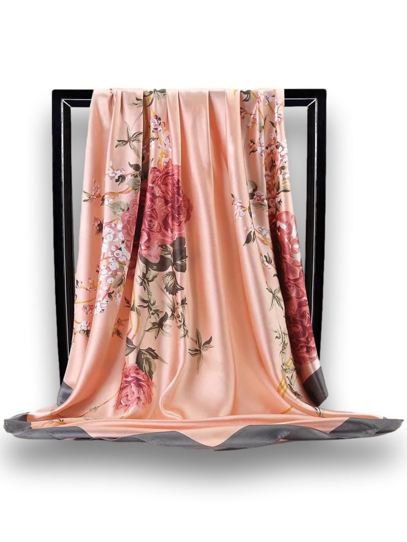 Foulard Satin Rose