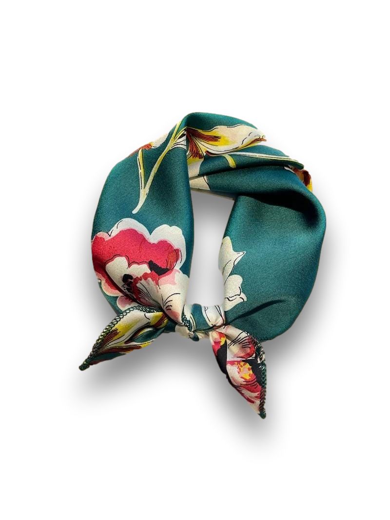 Foulard Vert Bouteille