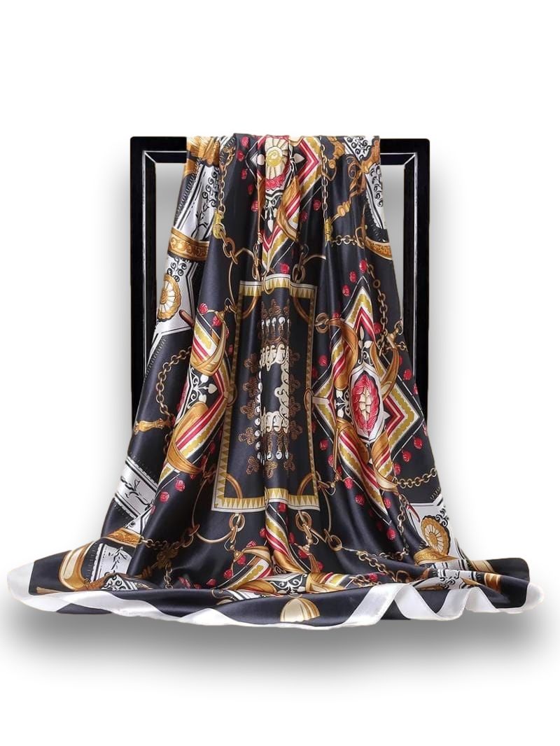 Grand Foulard Noir