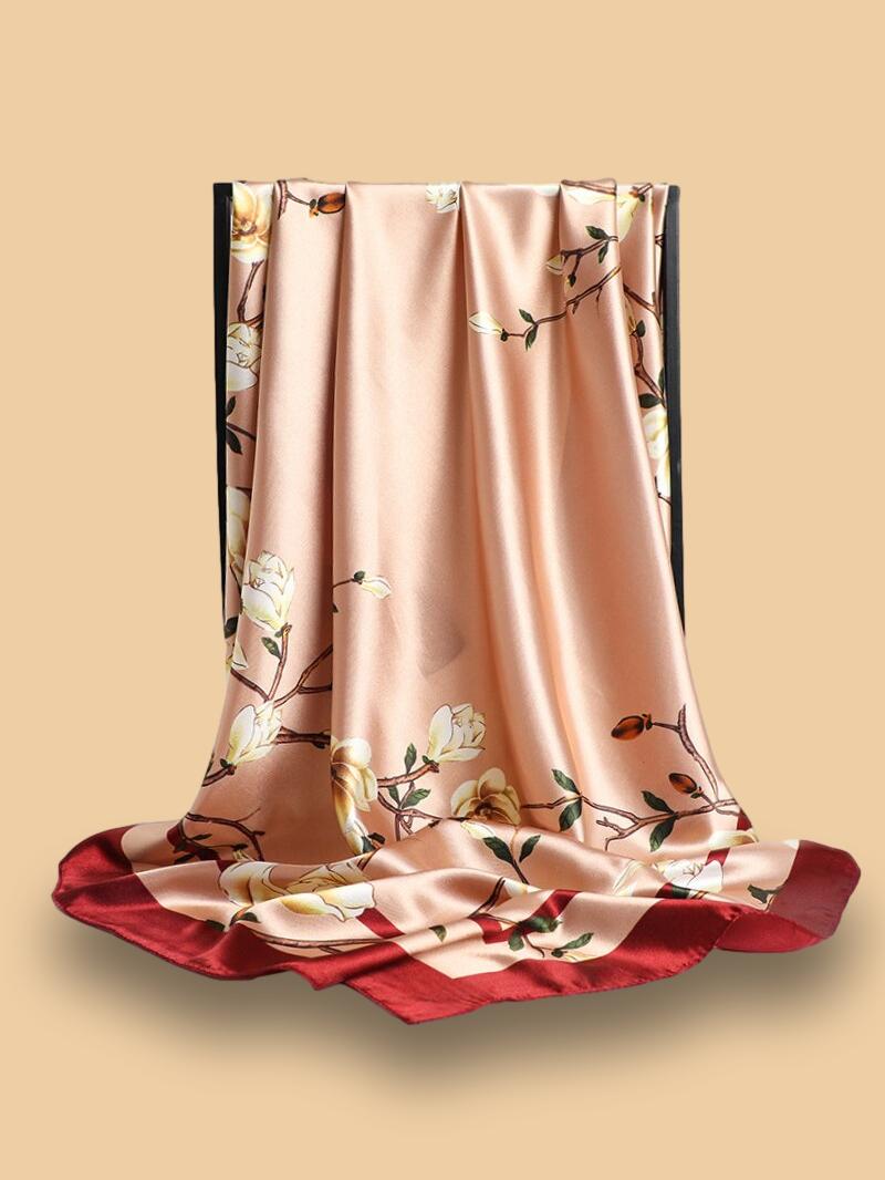 Foulard Beige Rosé