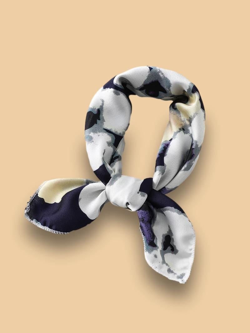 Foulard Blanc Bleu