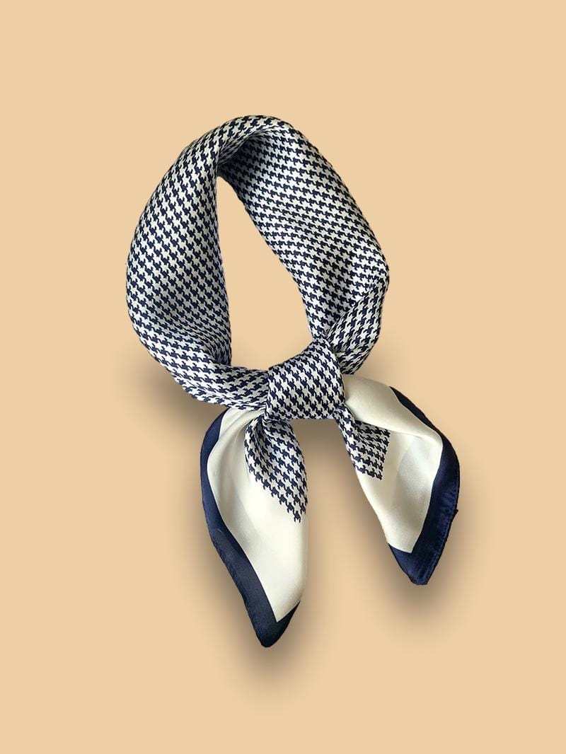 Foulard Blanc et Bleu