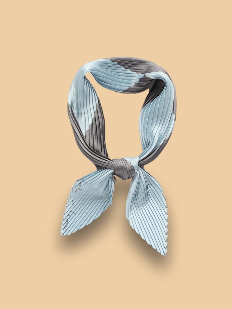 Foulard Bleu Gris