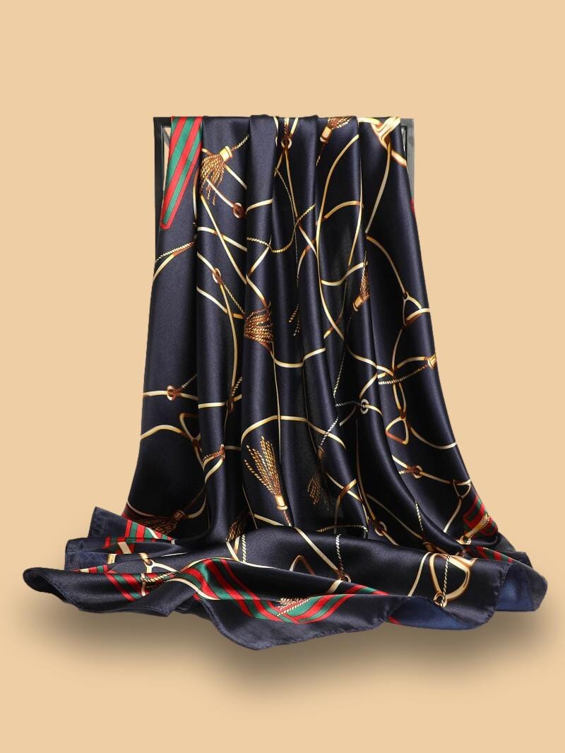 Foulard Bleu Marine Femme