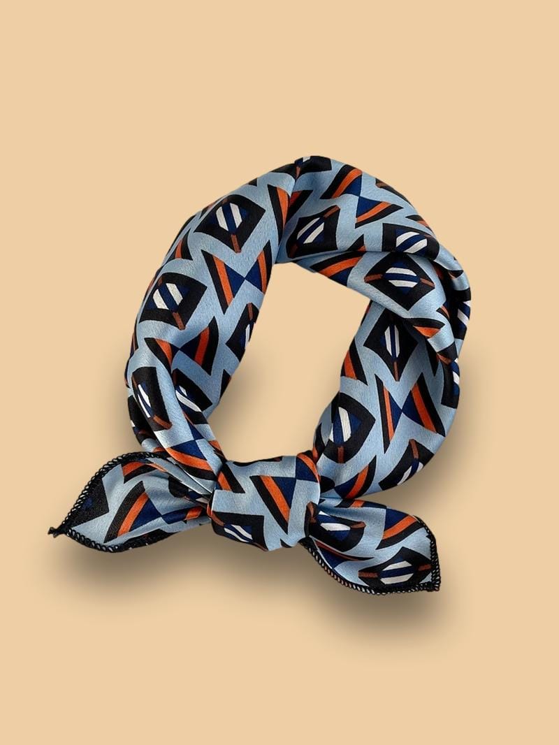 Foulard Carré Bleu Ciel