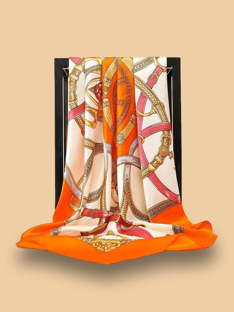 Foulard Carré Orange