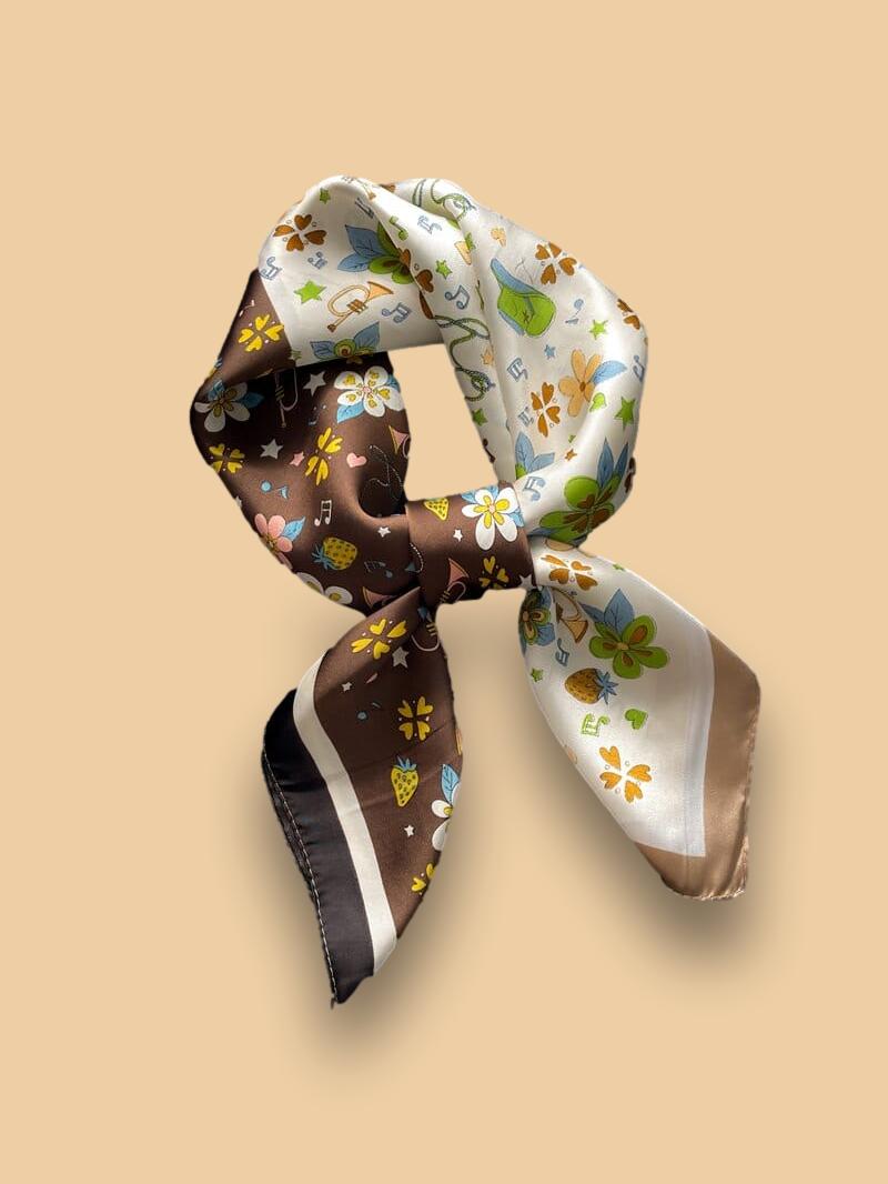 Foulard Cheveux Marron