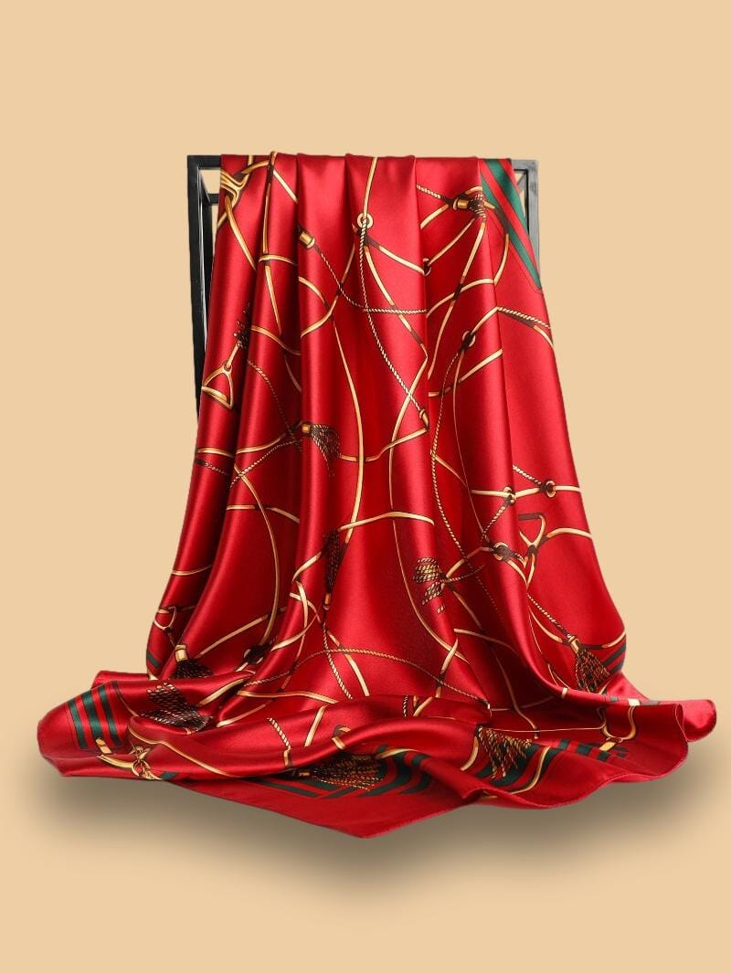 Foulard Cheveux Rouge