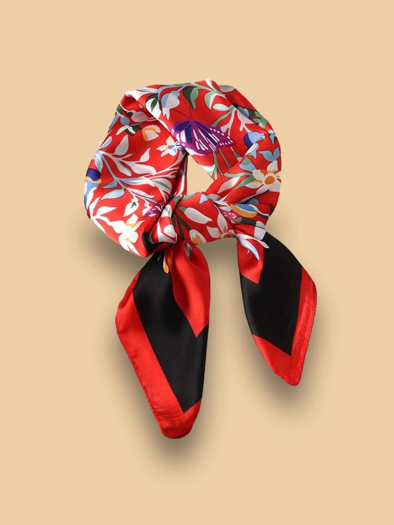 Foulard Cheveux Soie Femme