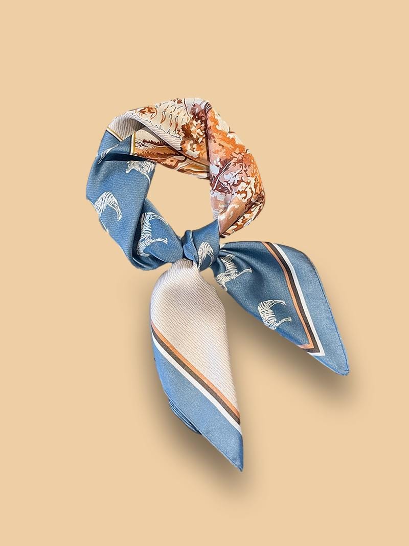 Foulard Femme Bleu