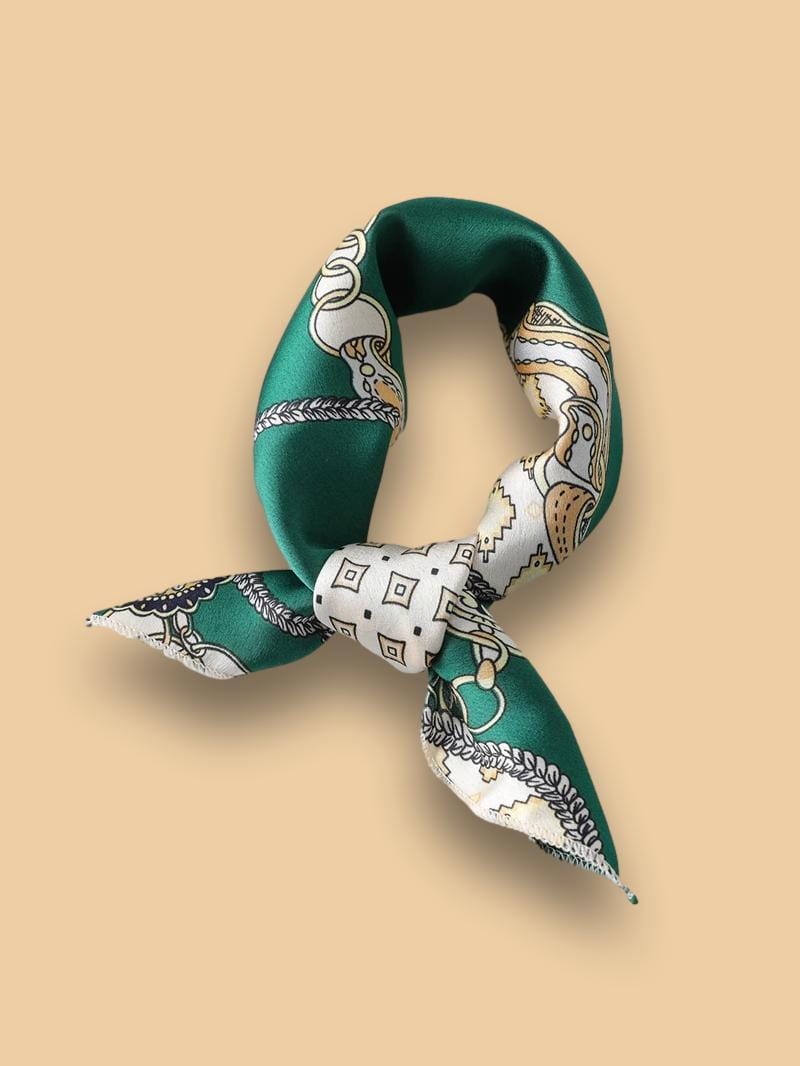 Foulard Imprimé Vert