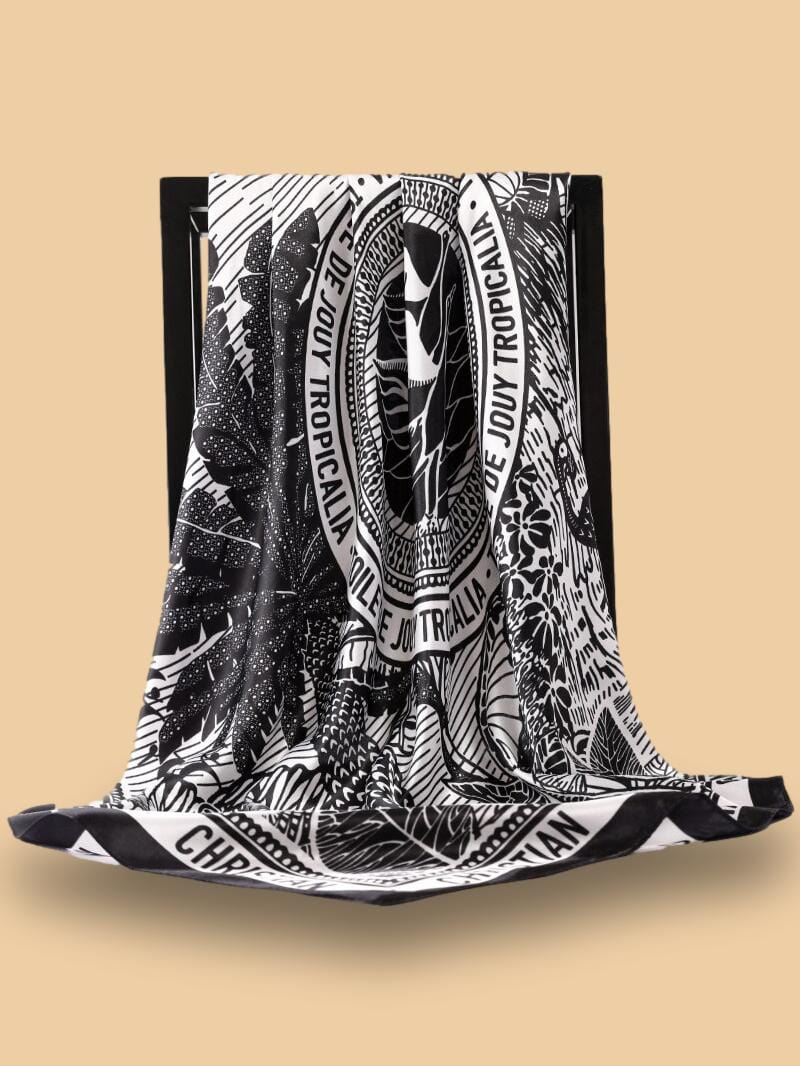 Foulard Noir Blanc