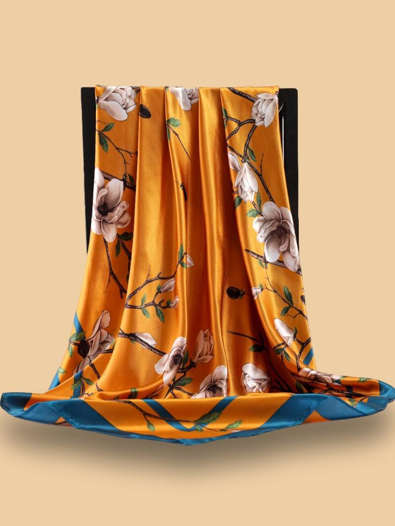 Foulard Orange Femme