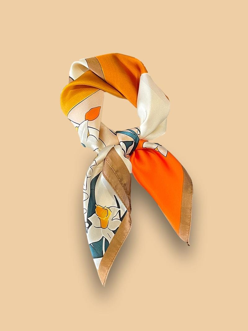 Foulard Orange Pas Cher