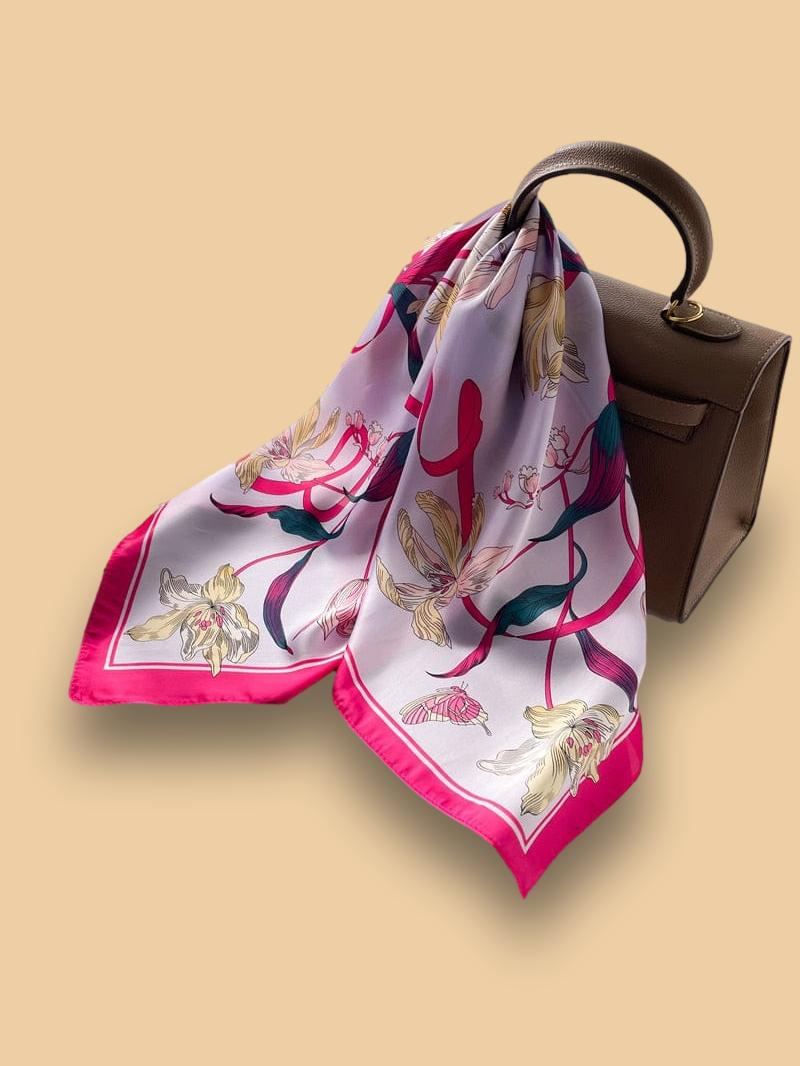 Foulard Rose Pâle