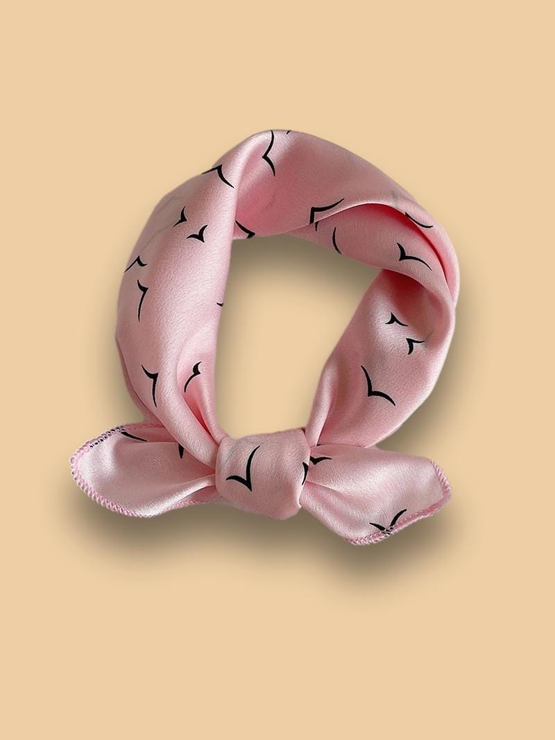 Foulard Rose Poudre