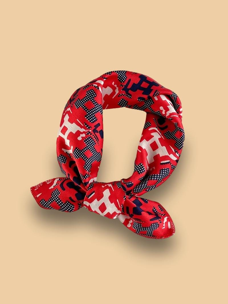 Foulard Rouge Cheveux