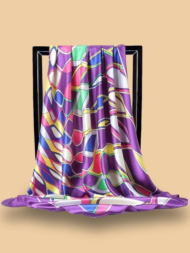 Foulard Satin Imprimé