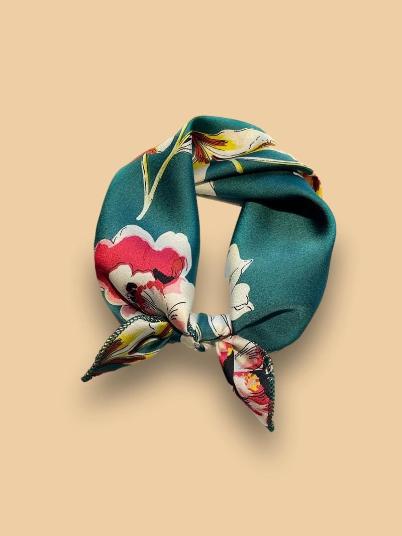 Foulard Vert Bouteille