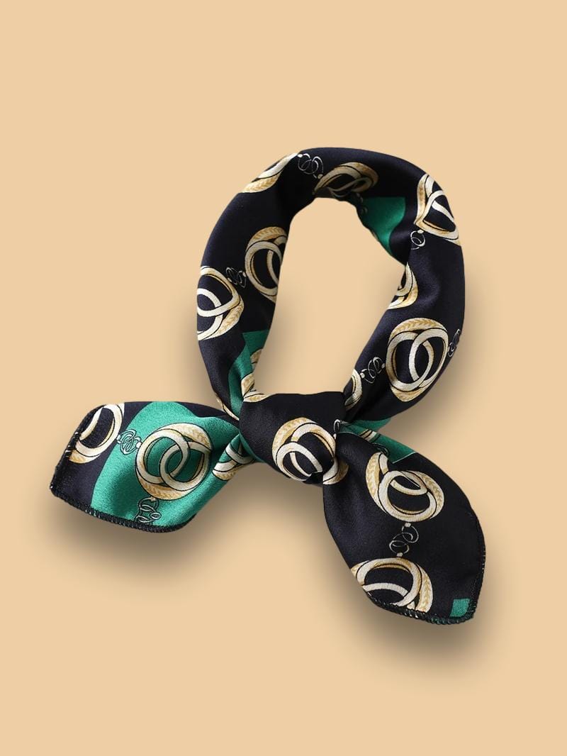 Foulard Vert et Noir