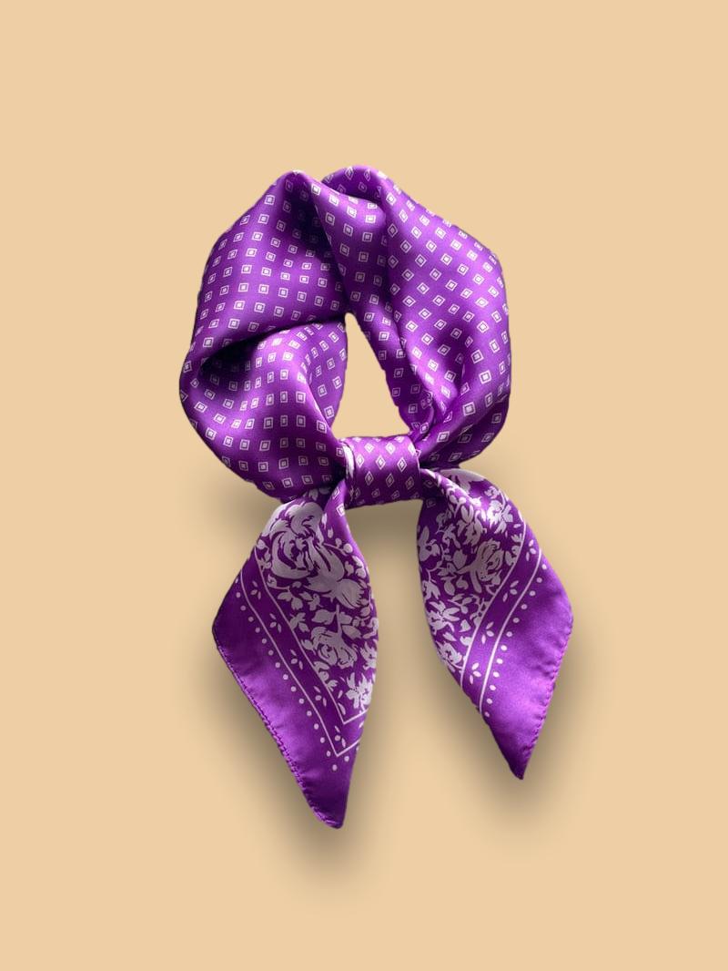 Foulard Violet pour Femme