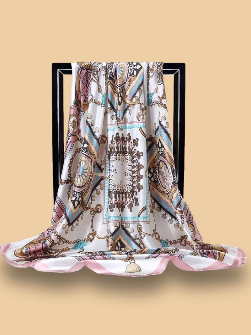 Grand Foulard Blanc