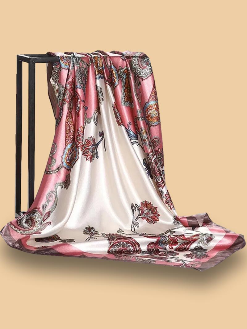 Grand Foulard en Satin