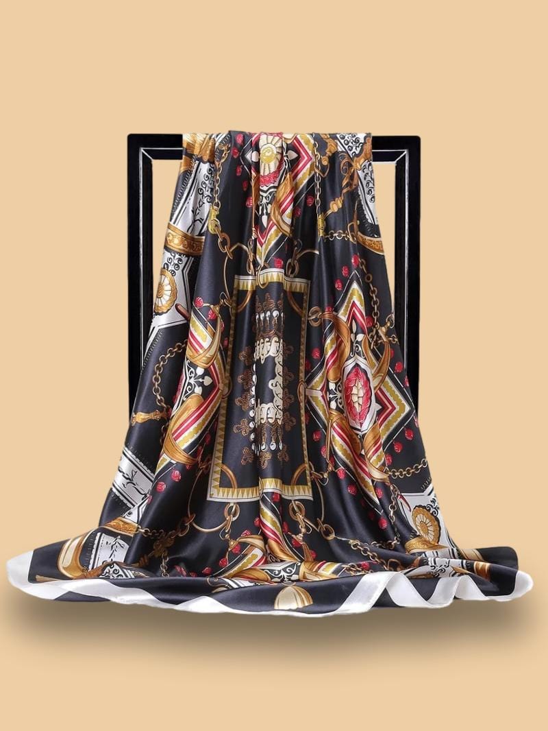 Grand Foulard Noir